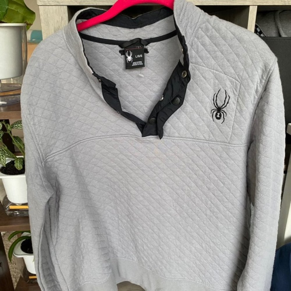 New Spyder Quilted Quarter Zip